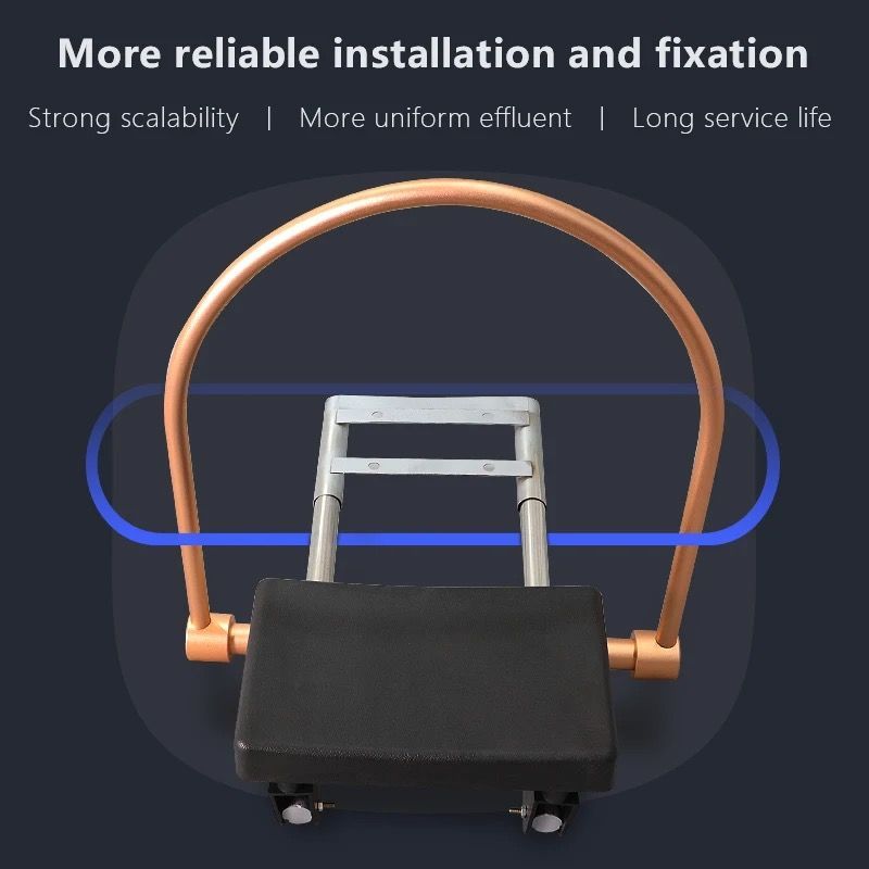 for Mesotherapy Gun Water Circulation Head Therapy Salon Tools Stainless Steel Shower Spa Massager for Hair Washing Chair Shampoo Basin