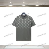 xinxinbuy 2024 Men designer Tee t shirt Gradient letter prin...