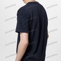 xinxinbuy 2024 Men designer Tee t shirt Arm jacquard sleeve ...
