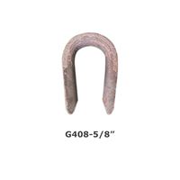 Manufacturer provides fixed ring steel wire rope thimble