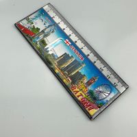 soft magnetic crystal drop adhesive city commemorative refrigerator sticker