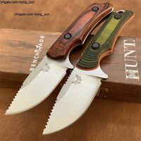 Fixed Benchmade 15017/15017-1 Blade Knife S30V Blade G10/Wood Handles Hunter Pocket Tactical Knives Outdoor Camping EDC 535 537 3300 940 9400 TOOLS