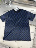 xinxinbuy 2024 Men designer Tee t shirt Letter jacquard fabr...