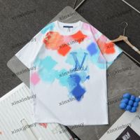 xinxinbuy 2024 Men designer Tee t shirt tie dye letters 1854...