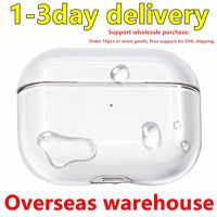 For Airpods pro 2 air pods 3 Earphones airpod Bluetooth Headphone Accessories Solid Silicone Cute Protective Cover Wireless Charging Box Shockproof 2nd Case