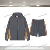 xinxinbuy Men designer Hoodie Sweatshirt Panelled Double Let...