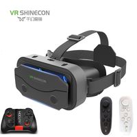 SHINECON 3D Helmet VR Glasses Virtual Reality Headset For Google cardboard 57 Mobile with original box 240130