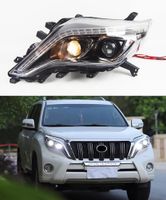 LED Head Light for Toyota Prado Daytime Running Headlight 2014-2017 DRL Turn Signal High Beam Projector Lens