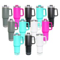 USA warehouse 40oz powder coated speaker tumbler USB Charging smart player double wall Stainless Steel water bottle with Handle 20pcs/case ready to ship