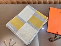 Thick Home Sofa good quailty Yellow Designer H Blanket TOP Selling Blue orange black red gray navy Big Size Wool