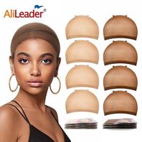 20Pcs10Pack Stocking Caps For Wigs Cap Wig Nets Stretch Mesh Snood Hair Net Black Brown Beige Wig Caps Stocking Cap For Women 240118