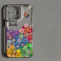 Colourful Funny Smile Phone Case For iPhone 15 Pro Case iPhone 13 14 Pro 11 12 Pro XS Max XR X 7 8 Plus SE Soft Back Cover