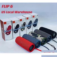 Portable Speakers Portable Speakers Speaker 6 Outdoor Sports Waterproof Subwoofer Bass Wireless Bt 5.0 With Tf Usb Fm Local Warehouse Dhiyk