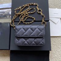Designer mini purse Shoulder bag Handbag genuine leather bags WOMEN luxurys crossbody bag Chain Bag Clutch Flap WOMAN purse card Wallet Totes 240215