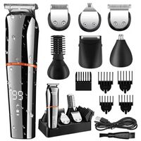 All In One Beard Hair Trimmer For Men Grooming Kit Eyebrow Body Trimmer Shaver Electric Hair Clipper Waterproof Rechargeable 240201