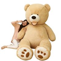 100-260cm America Giant Teddy Bear Plush Toys Soft Teddy Bear Outer Skin Coat Birthday Valentine's Gifts Girls Kid's Toy 240118
