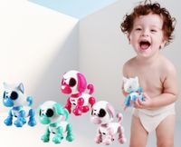 Baby Sensory Toys Robot Dog English Toys Dog Toy Sensing Touch Electric Dog Machine Chien Dog Baby 0-3 Years Old Juguete Perro Interactive Dog Toys Juguetes Para Perros