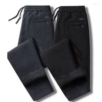 Men' s Pants Corduroy Men Casual Straight Loose Striped ...