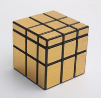 Magic Cube 3x3x3 Fidget Toy Set 5.7cm Brushed Stickers with Irregular Speed Cube Shaped Cylindrical Fidget toy Infinite Cube ABS 3*3 Intelligence Flash Ice Cube