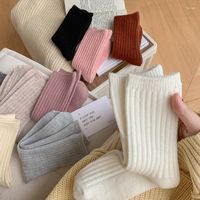 Women Socks Cashmere Wool Winter Thicken Casual Japanese Fas...