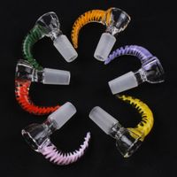 Other Smoking Accessories Wholesale 14mm bowl and 18mm Male glass With ox horn Stem bowls For Water Bongs