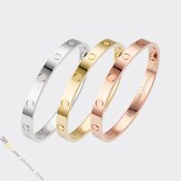 designer bracelet jewelry designer for women classic screw bracelet Titanium Steel Bangle Gold-Plated Never Fading Non-Allergic, Gold/Silver/Rose, Store/21890787