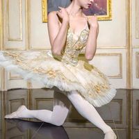 Stage Wear 2023 Golden Champagne Tutu For Adults And Childre...