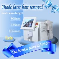 2024HOT Portable 808NM Laser Painless Permanent Hair Removal Machine Cooling System Three Wavelength Diode Laser