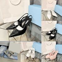 pd Slim Heel Dress Shoes Triangle Pointed High Heels Shallow...