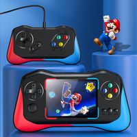 2023 Newest Portable Game Players 500 In 1 Retro Video Game Console Handheld Portable Color Game Player TV Consola Gaming Consoles AV Output Support Two Players
