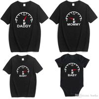 Matching Father Mommy and Me Baby Summer Family Clothing T-shirt for Dad Son Clothes