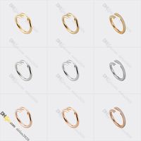 Nail Ring Jewelry Designer for Women Gold Ring Designer Ring Titanium Steel Rings Gold-Plated Never Fading Non-Allergic, Gold/Silver/Rose Gold, Store/21491608