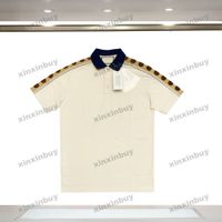 xinxinbuy Men designer Tee t shirt Webbing reflective stripe...