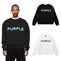 Men' s Hoodies Luxury Purple Brand Sweatshirts Men Women...