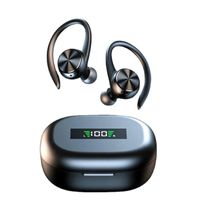 Stands Sports Tws Bluetooth Earphone Hifi Stereo Music Wireless Headphone Ear Hook Earbuds with Microphone Waterproof Gaming Headset