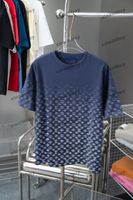 xinxinbuy 2024 Men designer Tee t shirt Letter gradient prin...