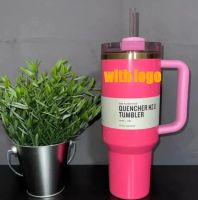 US STOCK PINK Parade 40oz Quencher H2. 0 Mugs Cups camping tr...