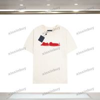 xinxinbuy 2024 Men designer Tee t shirt Cursive letter embro...