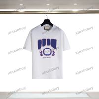 xinxinbuy 2024 Men designer Tee t shirt Flame letter printin...