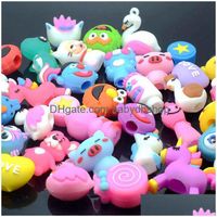 Other Toys Sile Cartoon Cute Pen Sleeve Cap Toy Protective Case Stylus Caps Anti-Scratch Nib Skin Head Er Holder 0519 Drop Delivery Dh4Ky