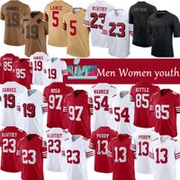 Christian McCaffrey Deebo Samuel Brock Purdy Football Jersey Nick Bosa George Kittle Patrick Willis Fred Warner Jerry Rice Talanoa Hufanga Jack Moody youth 3XL