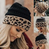 Beanies Beanie Hat For Women Winter Knitted Autumn Leopard O...