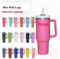DHL WITH Stan LOGO Ready to ship 40oz Mugs Tumbler With Handle Insulated Tumblers Lids Straw Stainless Steel Coffee Termos Cup Popular GG1116