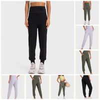2023 High Waist Yoga Pants lu align leggings Women Shorts Cropped Outfits Lady Sports Ladies Pants Exercise Fitness Wear Girls Running Leggings gym slim fit align