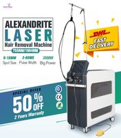 755nm alexandrite Laser 1064nm ND YAG laser permanent long pulse hair removal machine high power 3500W used spa equipment9992998