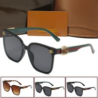 Luxury designer sunglasses Man Women Rectangle sunglasses Unisex Designer Goggle Beach Sun Glasses Retro Frame UV400 With Box very good