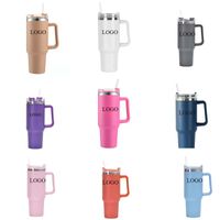 ZK50 with logo 1pc New Quencher H2.0 40oz Stainless Steel Tumblers Cups With Silicone Handle Lid and Straw 2nd Generation Car Mugs Vacuum Insulated Water Bottles