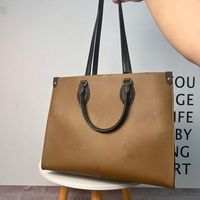 Totes High Imitation Designer Tote Bag ONTHEGO 35CM Genuine Leather Shopping Bag M45321 With Box ZL004