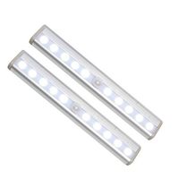 Motion Sensor Night Lights 10 LED Rechargeable Stick On Anyw...