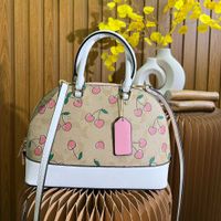 NEW Luxurys Designer Bag C- Letter Shoulder BagS Pink Cherry ...